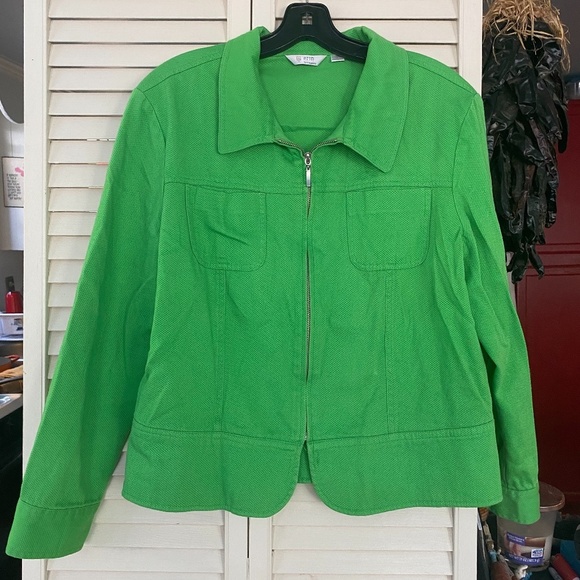Erin by Erin London Women’s Lime Green Coat - Picture 1 of 9